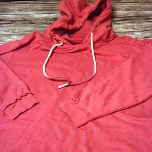 Peace Love World Pink Sweatshirt Hoodie Sz Medium